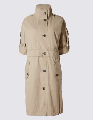 Pure Cotton Parka Coat with Stormwear&trade;